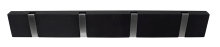 Knaggrekke Flex svart eik 4 kroker 40 cm